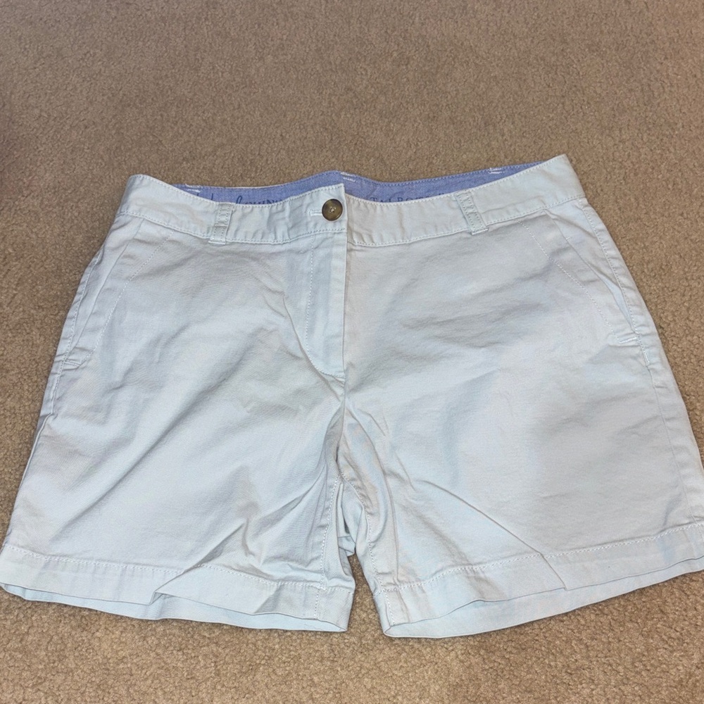 Talbots Light Blue The Weekend Chino Shorts